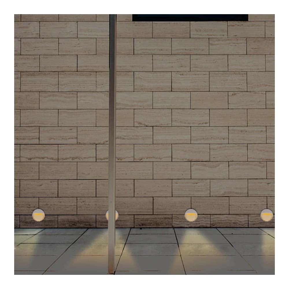 LUZ DE CORTESIA LED SOBREP. MURO 24W/127V. 3000K ALUM. GRIS HUNOR III ***TECNOLITE HAE***