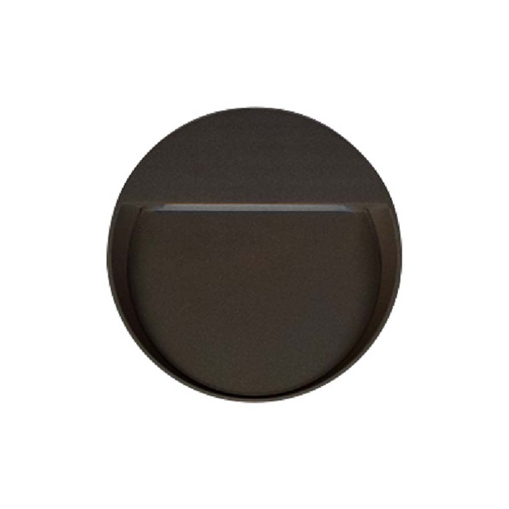 LUZ DE CORTESIA LED SOBREP. MURO 24W/127V. 3000K ALUM. NEGRO HUNOR III ***TECNOLITE HAE***