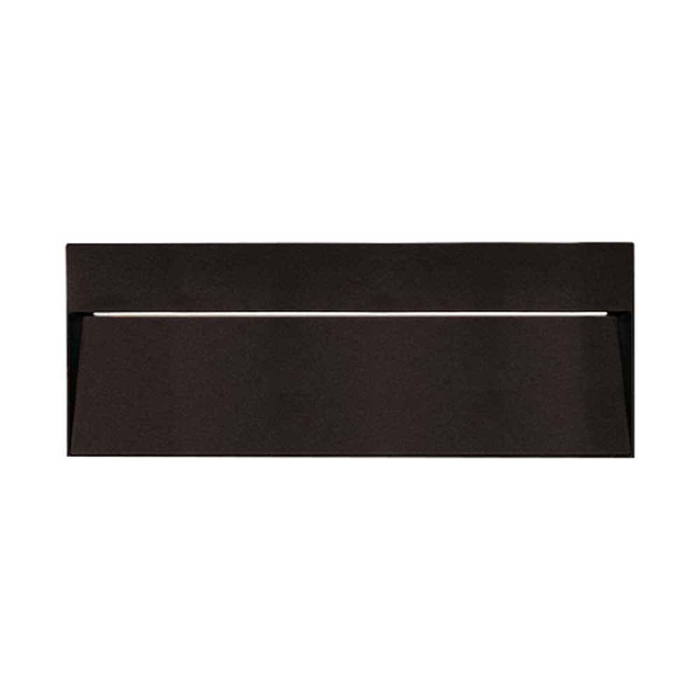 LUZ DE CORTESIA LED SOBREP. MURO 24W/127V. 3000K ALUM. NEGRO KAVE IV