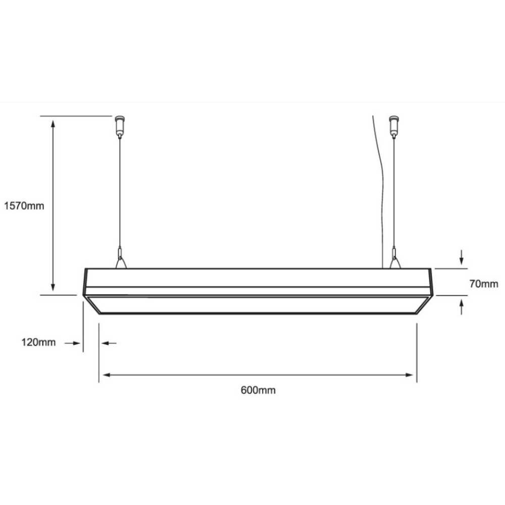 INT LED SP 24W100-240V3000LM3000-5700K LARISA I TECNOLITE