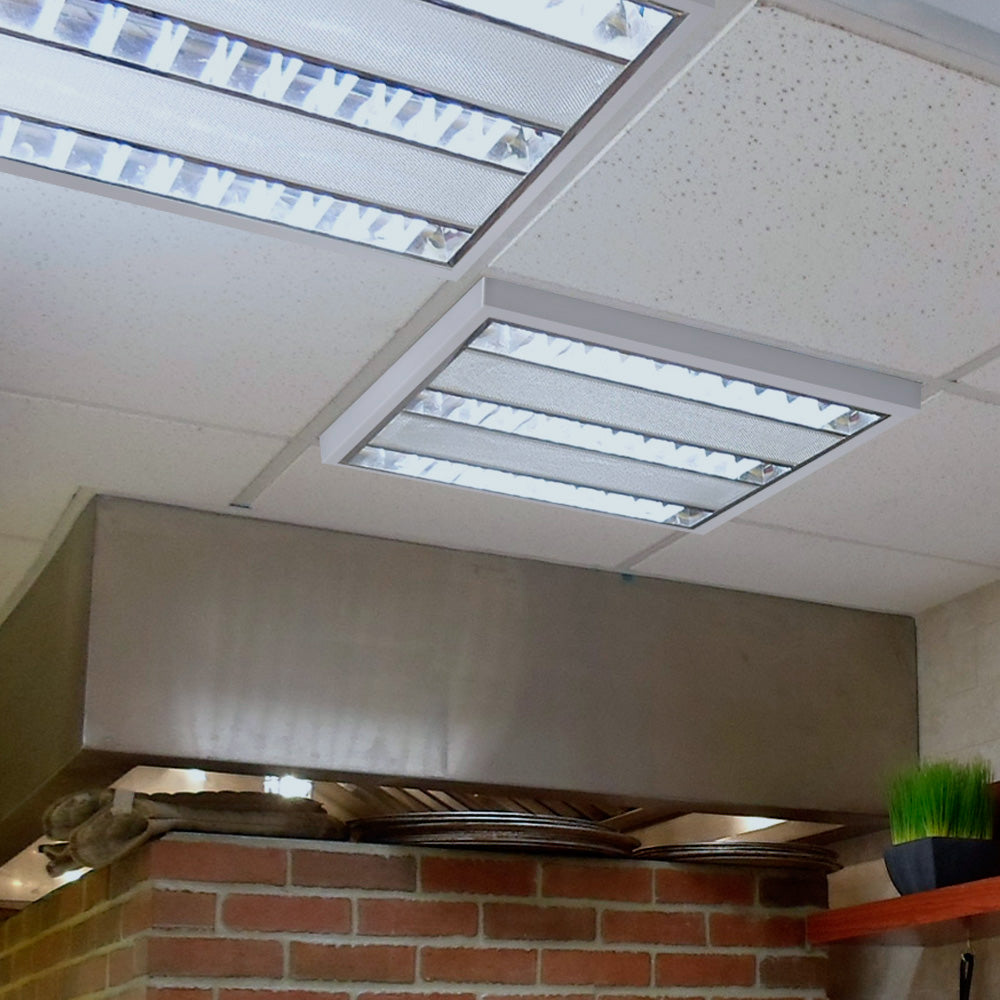 LÁMPARA EMPOTRABLE LED TECNOLITE MONTOYA II 24W LUZ DE DÍA TRES BASES G5 *** OFRECER L6033-130 ***