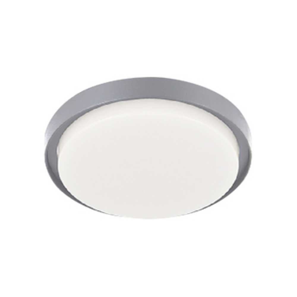 PLAFON LED SOBREP. TECHO 24W/127V. 3000K ALUM. GRIS NENQUE II