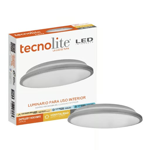 LAMPARA PLAFON LED TECHO COCIBOLA I 24W LUZ BLANCA AJUSTABLE GRAN FORMATO NO ATENUABLE