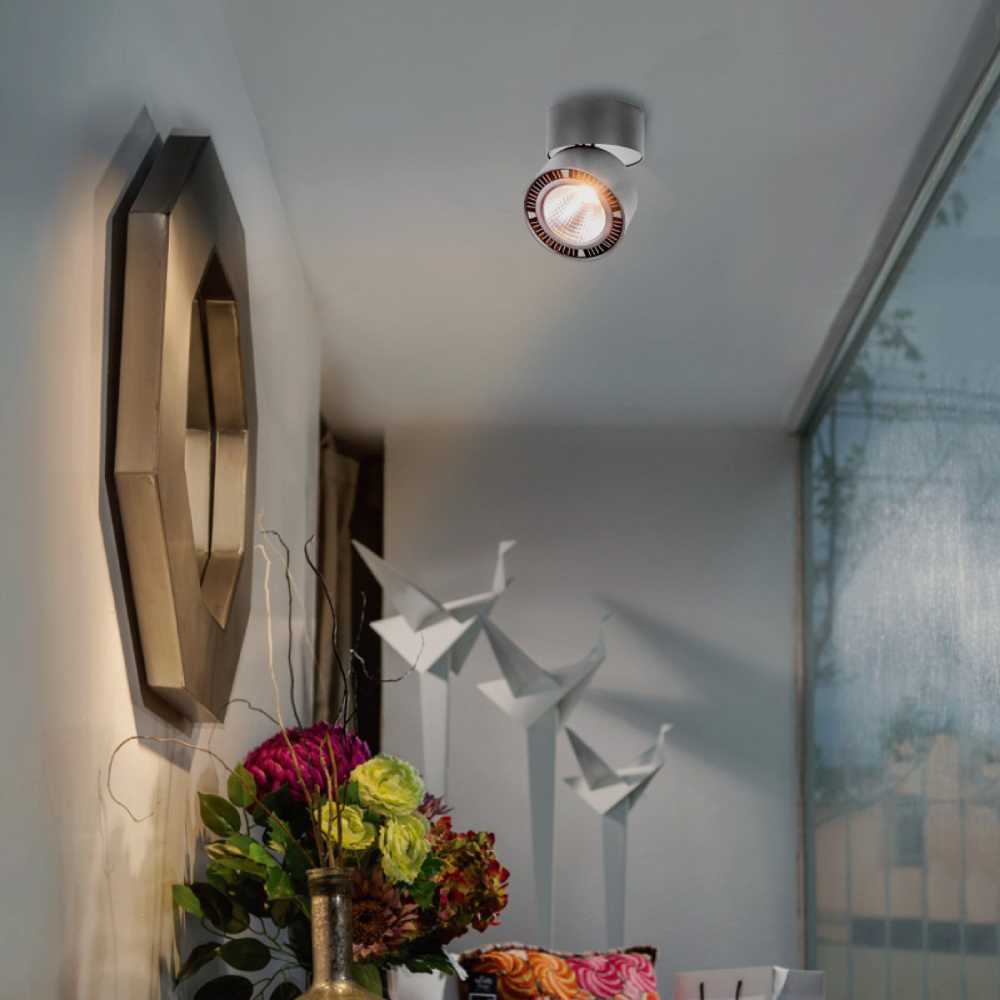 LÁMPARA DE INTERIOR LED TECNOLITE PRAIA SPOT PARA SOBREPONER 24W LUZ SUAVE CÁLIDA