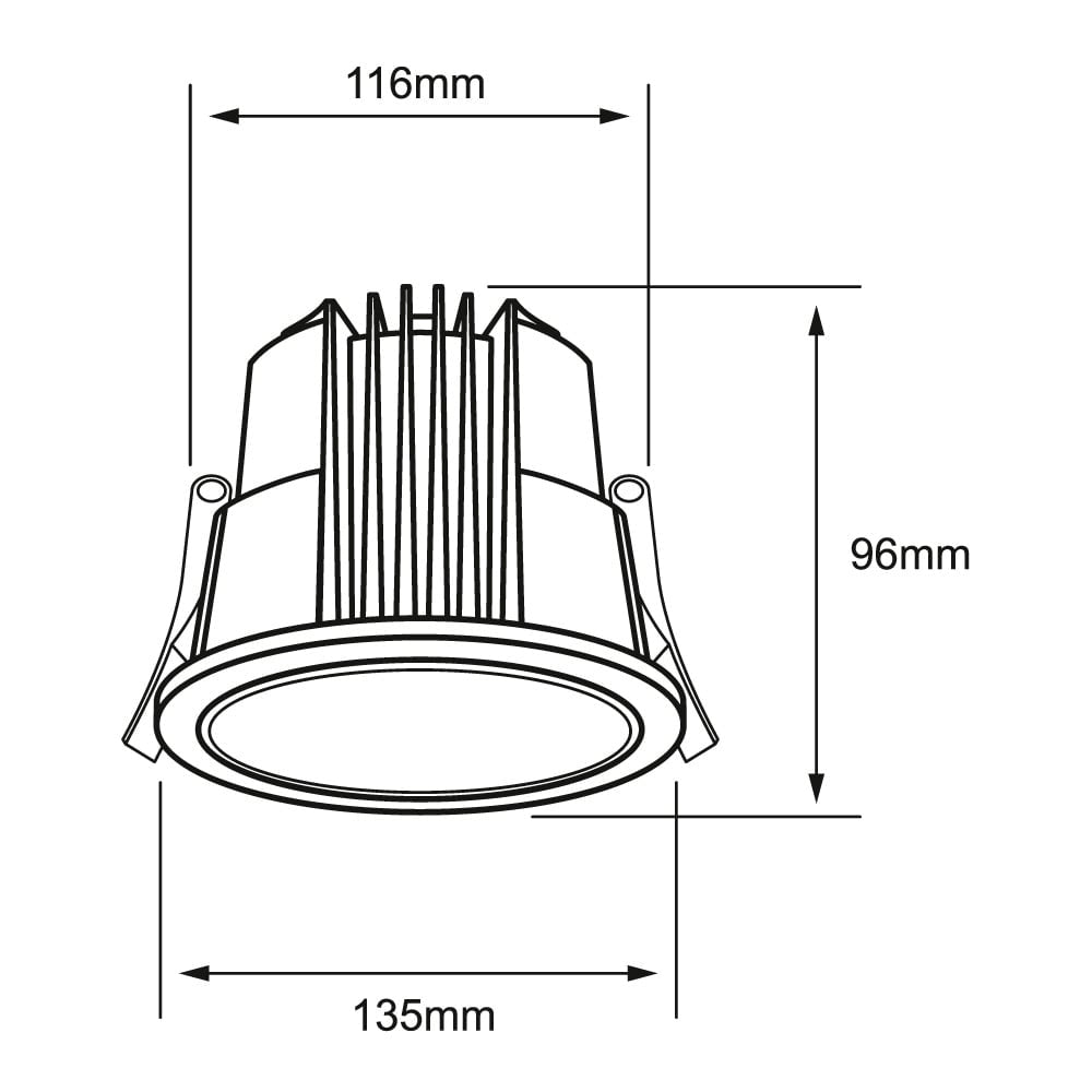 INT LED EMP25W127V2200LM3000/4000/6500K LUCIS II TECNOLITE