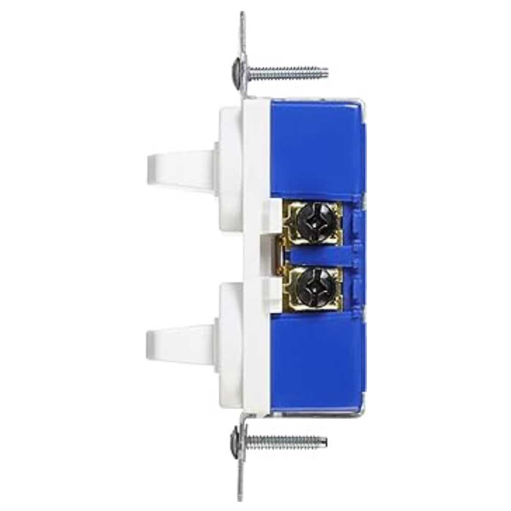 INTERRUPTOR DOBLE DECORATOR SENSILLO BCO 2P 3H 15A 120/277V 271W-BOX