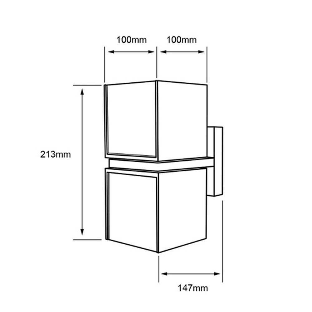 LÁMPARA DE EXTERIOR LED FURUD TECNOLITE PARA SOBREPONER 27W LUZ SUAVE CÁLIDA