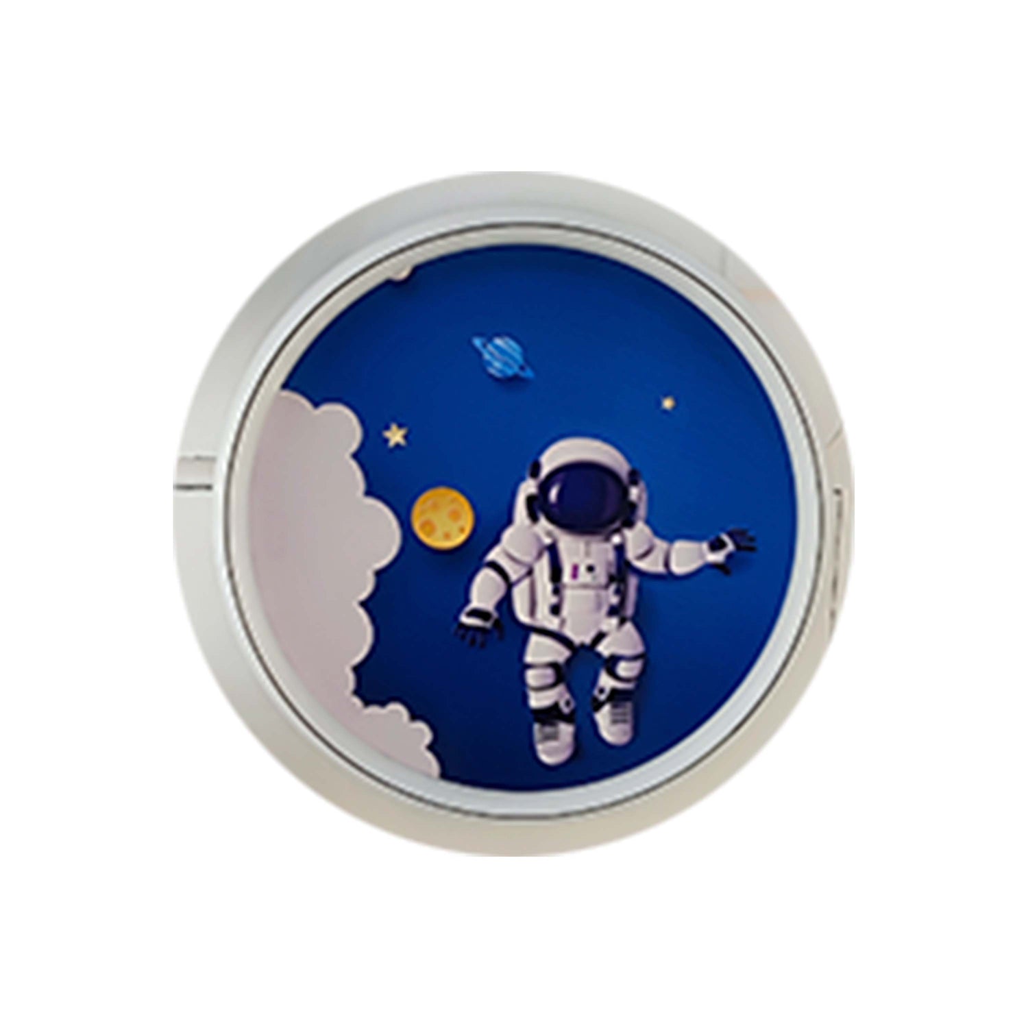 LUM INARIA DORMITORIO DE ACRILICO ASTRONAUTA 48W 3 CAMBIOS DE LUZ MC GOODWILL