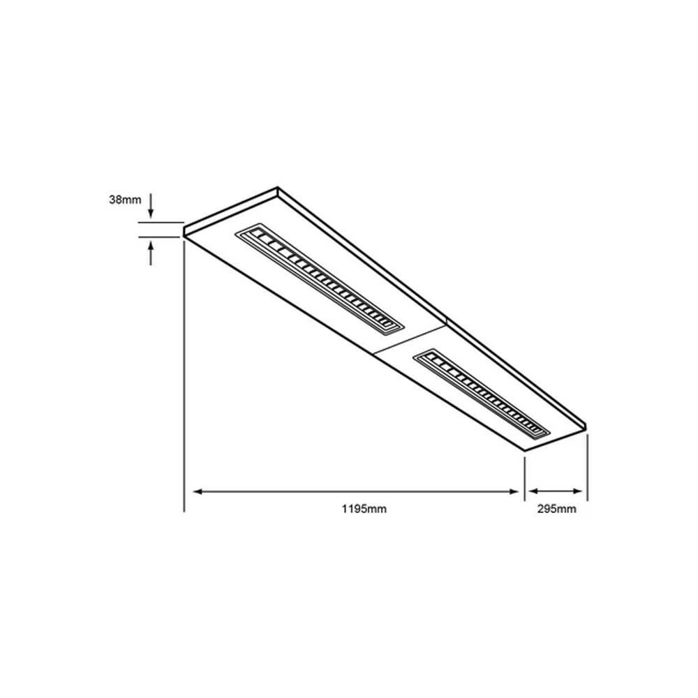LÁMPARA EMPOTRABLE LED TECNOLITE DANIOS II ATENUABLE 28W LUZ BLANCA NEUTRA ***TECNOLITE HAE***