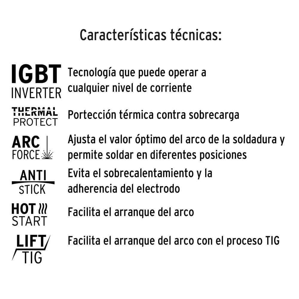 SOLDADORA INVERSORA 100A 127V MCA TRUPPER