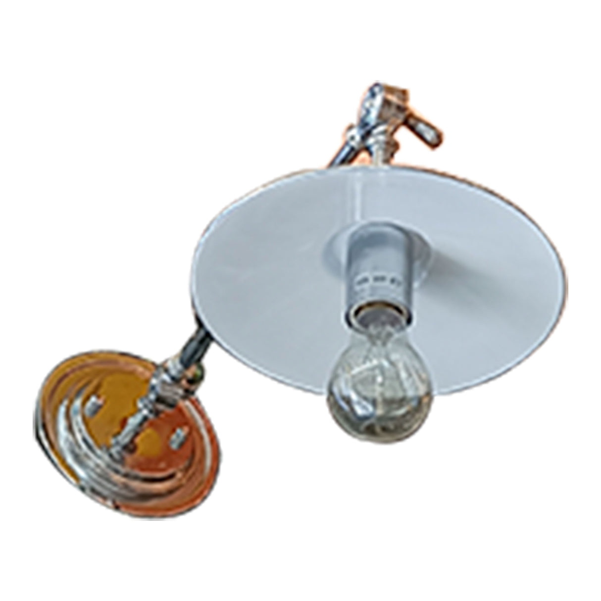 LUM PARED 1 LUZ LED E26 40W CROMO CLASS *** HA. LUMI ***