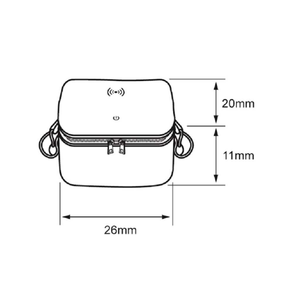 BOLSA DESINFECTANTE UVC + OZONO (2BUVC26DCG)