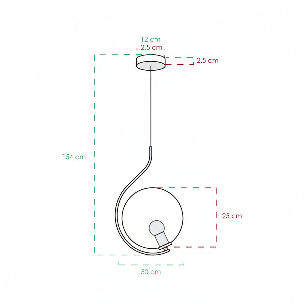 COLGANTE METAL-VIDRIO NEGRO-AMBAR FOCO E26 CLASS *** HA. LUMI ***