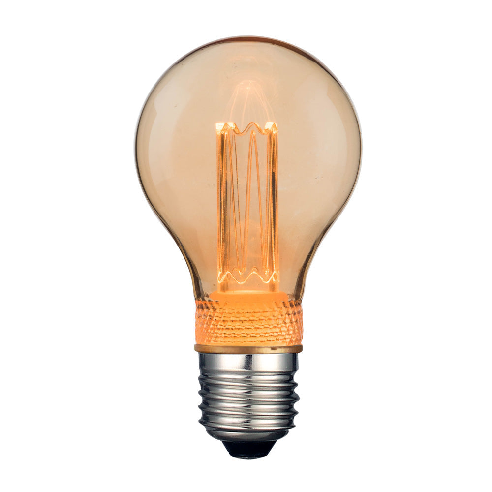 FOCO LED TECNOLITE ADHAFERA TIPO VINTAGE 2.3W LUZ SUAVE CÁLIDA BASE E27 ATENUABLE FILAMENTO VERTICAL