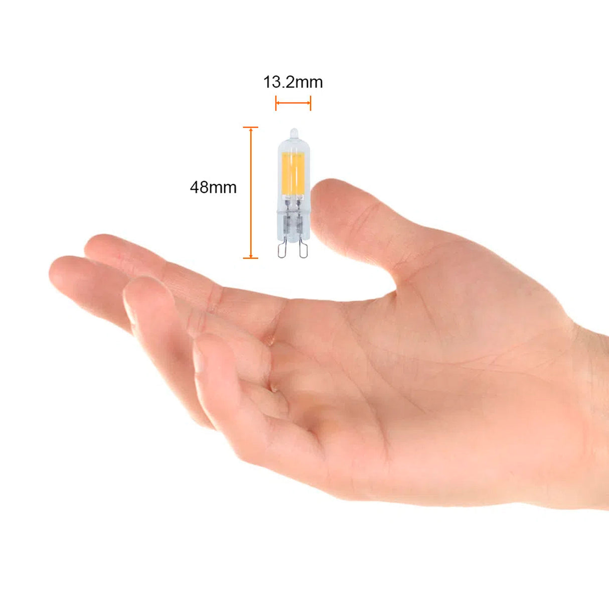 FOCO LED TECNOLITE AMPOLLETA 2W LUZ DE DÍA BASE G9