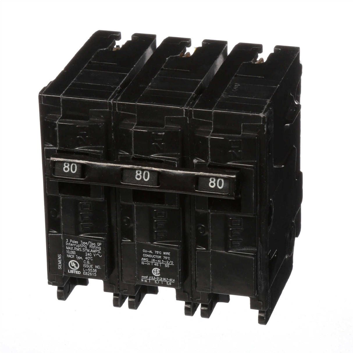 INT. AUTOMATICO QP 3X80A. Q380 SIEMENS