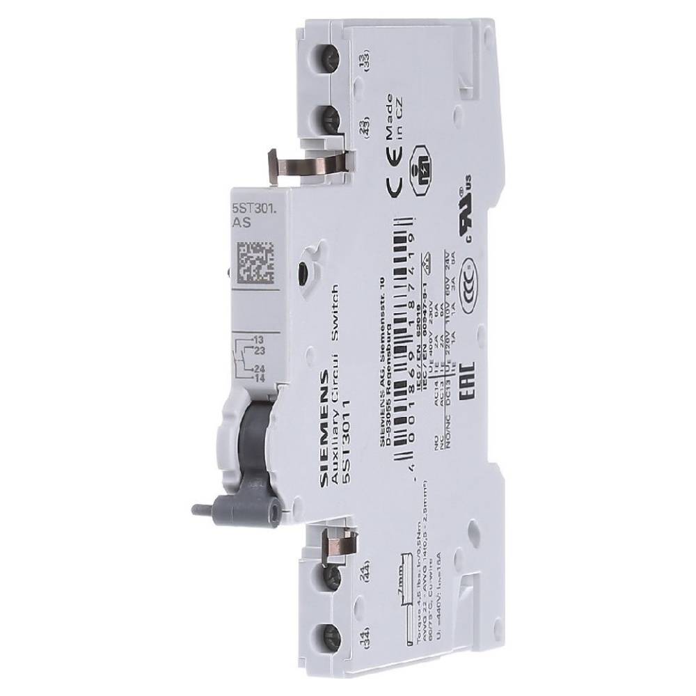 BLOCK CONT. 3TF46-68 3TY75611AA00 A7B10000020460 IZQ/DER. 1NA+1NC SIEMENS