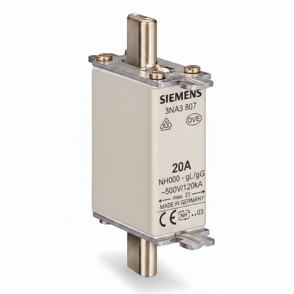 FUSIBLE NH TAM.00 20A 3NA3807 SIEMENS