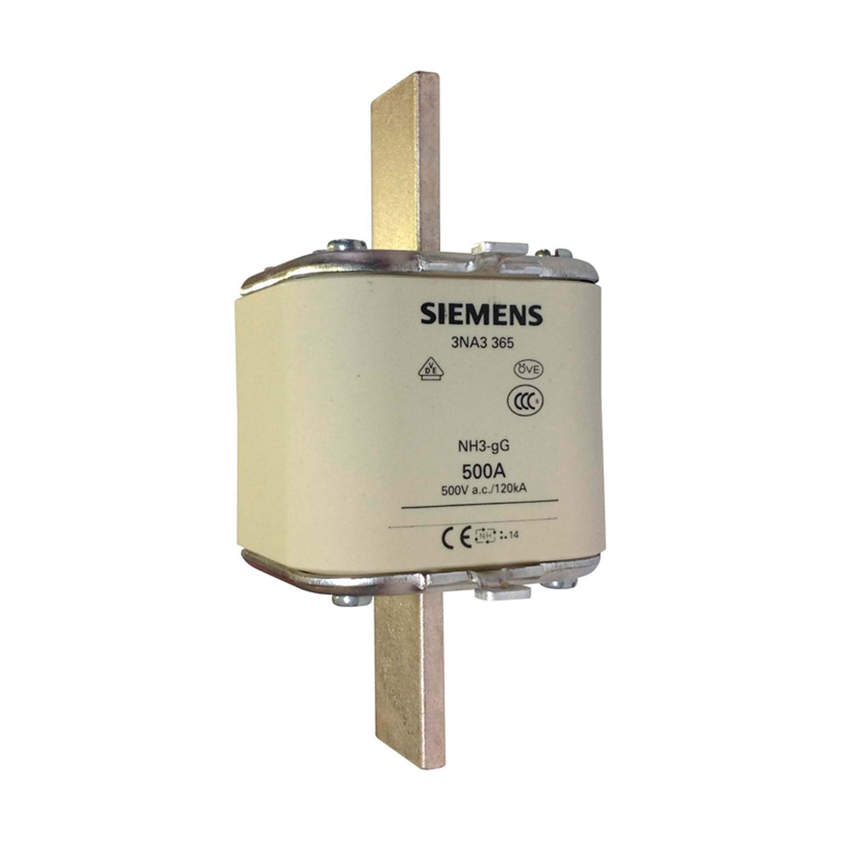 FUSIBLE NH TAM.3 500A 3NA3365 SIEMENS