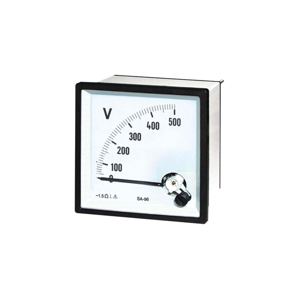 VOLTIMETRO 96X96MM. 0-600V.