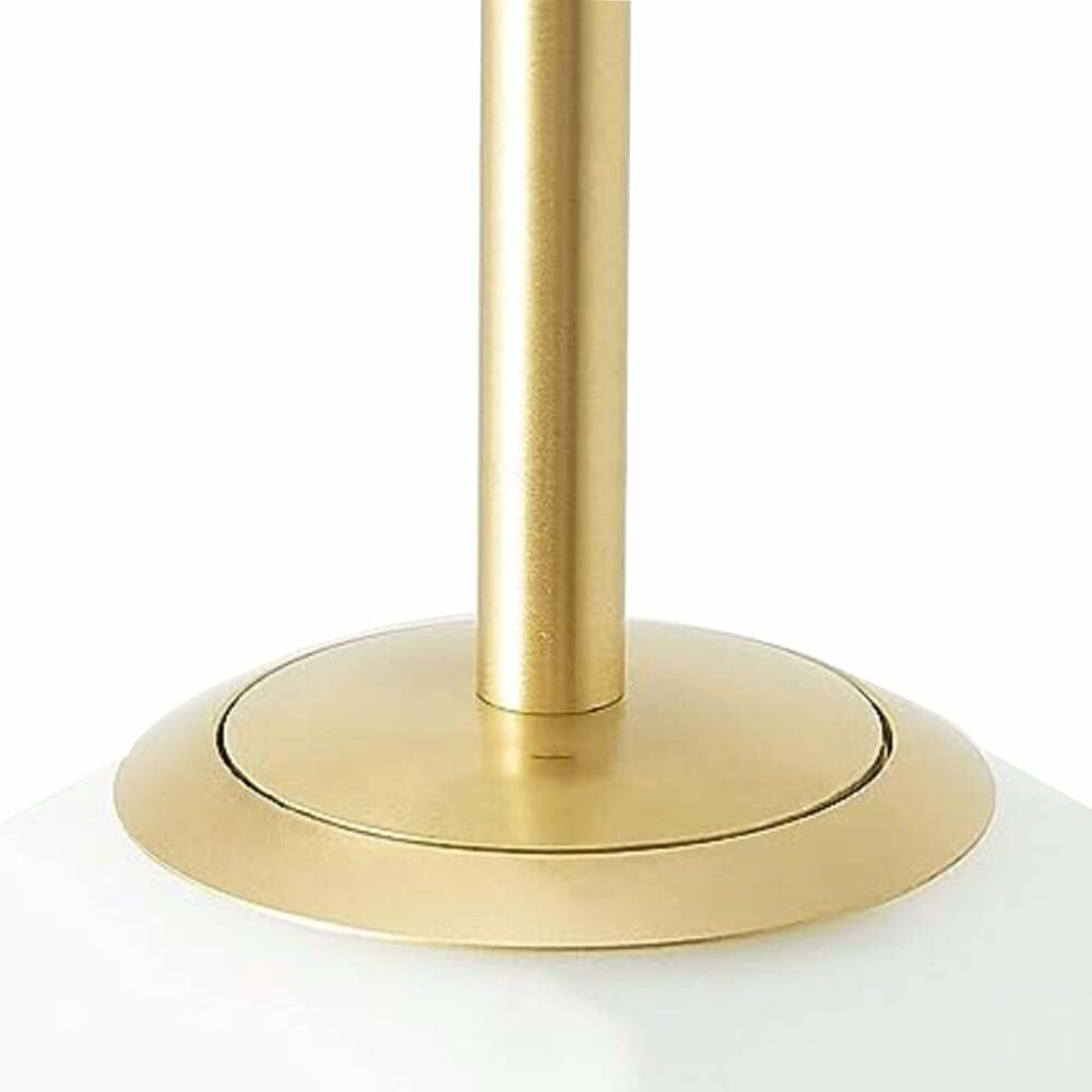 LUMINARIA COLGANTE ORO/CRISTAL OPALINO 1X60W. FIONA *** EXHIBIDO ***