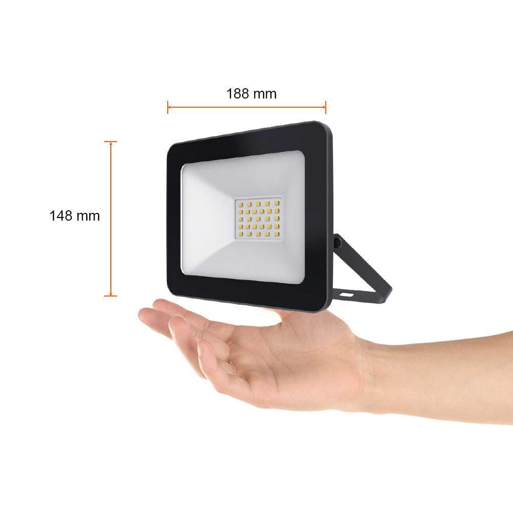 REFLECTOR LED 30W 100-240V 6500K COLOR NEGRO ***TECNOLITE HAE***
