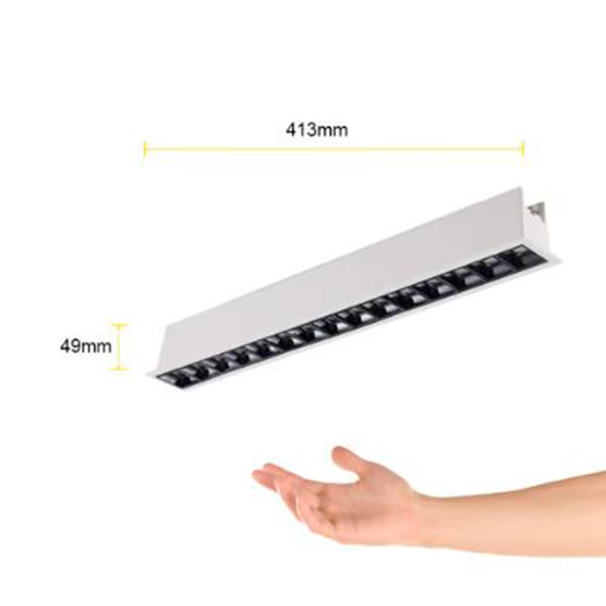 LUM INT EMP TECHO LED 30W100-127V3000K NEGRO MICARE IV ***TECNOLITE HAE***