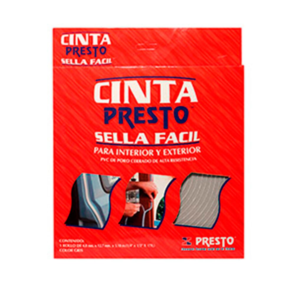 CINTA PRESTO SELLA FACIL ROLLO 5.18 MTS X 1/2"
