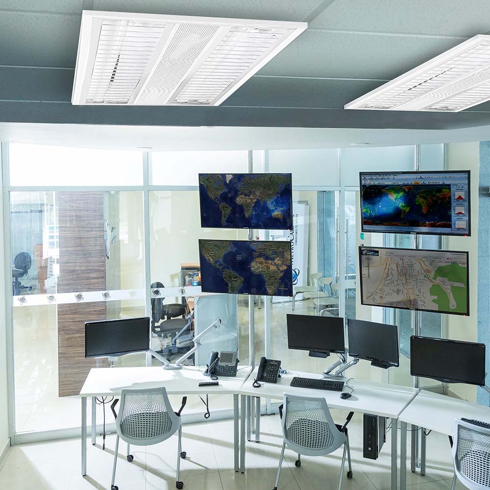 LÁMPARA DE INTERIOR LED TECNOLITE MONTISI V PARA SOBREPONER 32W LUZ BLANCA NEUTRA BASE G5 ***TECNOLITE HAE***