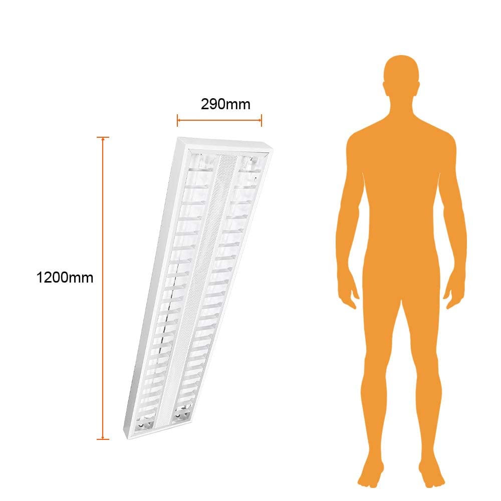 LÁMPARA DE INTERIOR LED TECNOLITE MONTISI V PARA SOBREPONER 32W LUZ BLANCA NEUTRA BASE G5 ***TECNOLITE HAE***