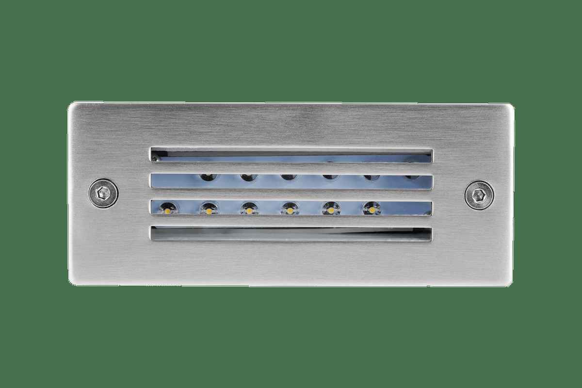 LUMINARIA LED DE CORTESIA CALUX 1.2W 100-240V 3000K 52LM IP65 ACABADO ACERO INOXIDABLE 3320-LED