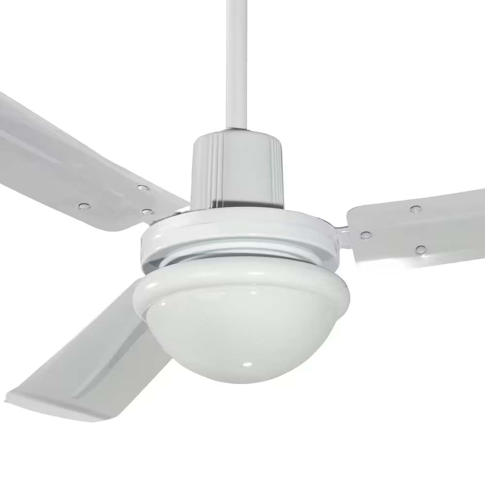 VENTILADOR DE TECHO ESTEVEZ COOLFAN TORMENTA CON LUZ TRES ASPAS BASE E26 INCLUYE CONTROL DE PARED 56"