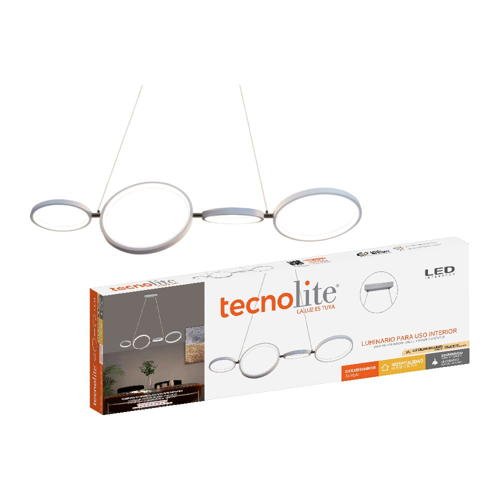 LUMINARIO P / INT. LED 33W 100-240V 2015LM 3000KBCO MCA TECNOLITE