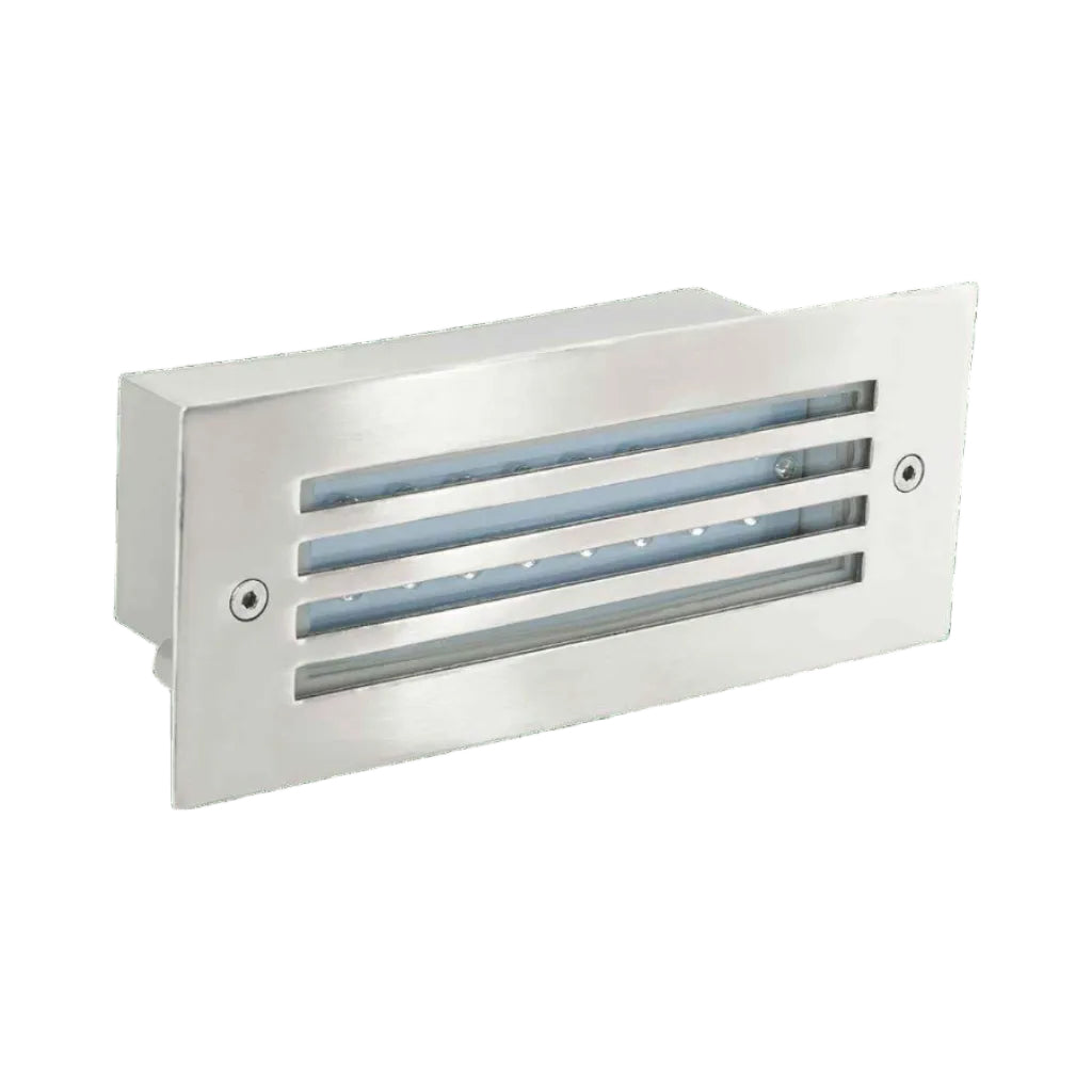 LUMINARIA LED DE CORTESIA CALUX 1.6W 100-240V 3000K 70LM IP65 ACABADO ACERO INOXIDABLE 3420-LED