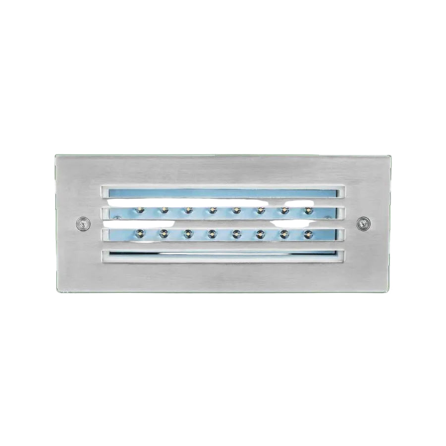 LUMINARIA LED DE CORTESIA CALUX 1.6W 100-240V 3000K 70LM IP65 ACABADO ACERO INOXIDABLE 3420-LED