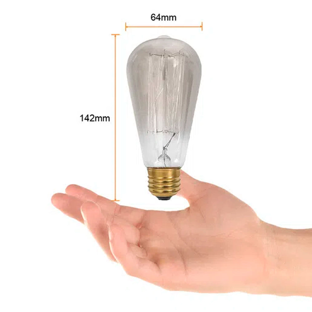 FOCO ST64 VINTAGE INCANDESCENTE 35 W LUZ AMBAR BASE E27 ATENUABLE