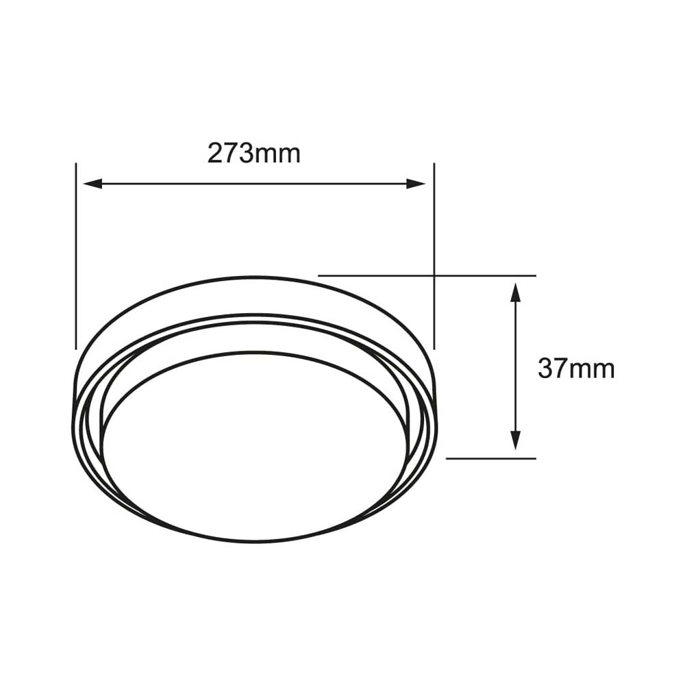 EXT PLAFONES LED 35W127V6500K GRIS NENQUE III ***TECNOLITE HAE***