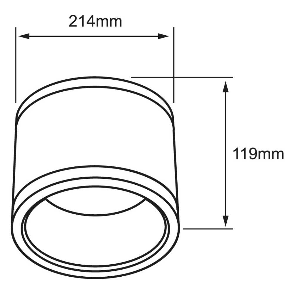 INT LED 35W100-240V3300LM3000-6500K ELARA III TECNOLITE