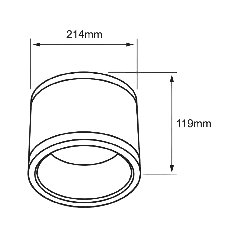 LAMPARA PLAFON LED TECHO 35 W LUZ BLANCA CONFIGURABLE IP65 IK08 INTERIOR Y EXTERIOR LED INTEGRADO 35PTLLED1142MVCCTB