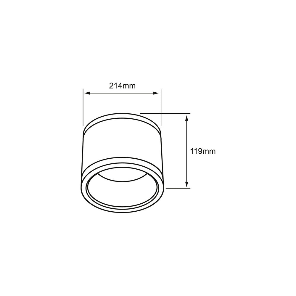 LAMPARA LED DE INTERIOR 35W 100-240V NEGRO ELARA III TECNOLITE