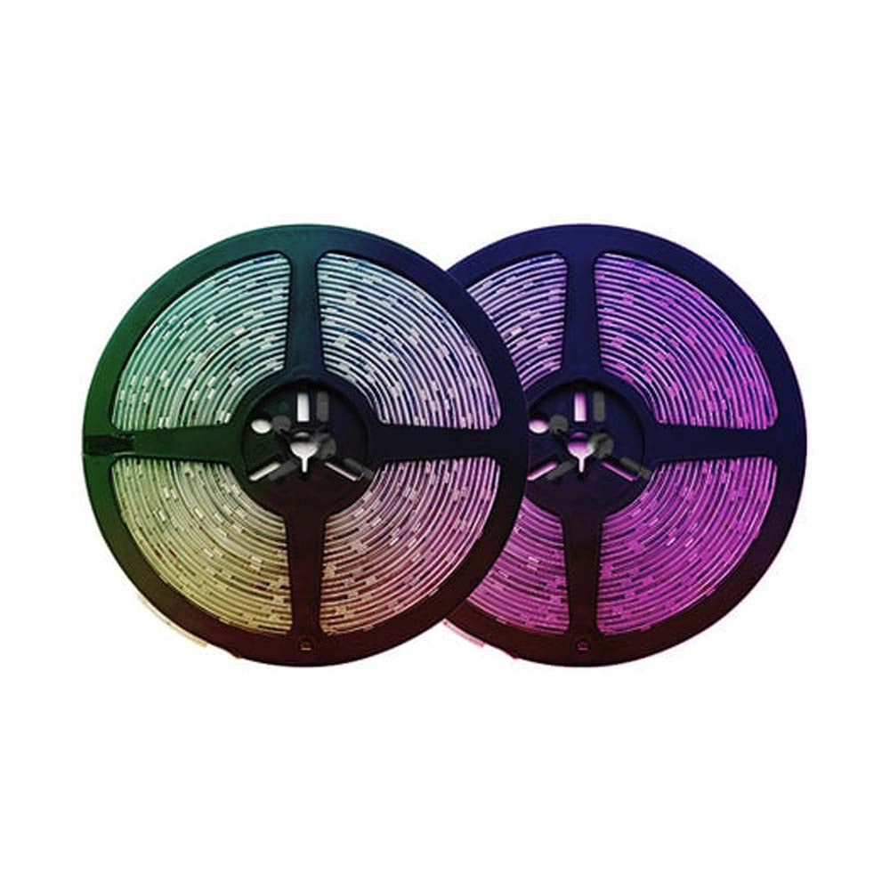 KIT DE 2 TIRAS LED 35W 100-240V 20M RGB 35TIRLEDRGBVCDBT2M HALO RGB TECNOLITE***HAE 2024***