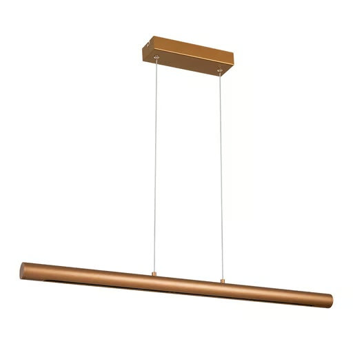 LAMPARA LINEAL COLGANTE LED METAL 88.5CM 36W LUZ CALIDA BRILLANTE IRC90 NO ATENUABLE 36CTLLED170MV30D