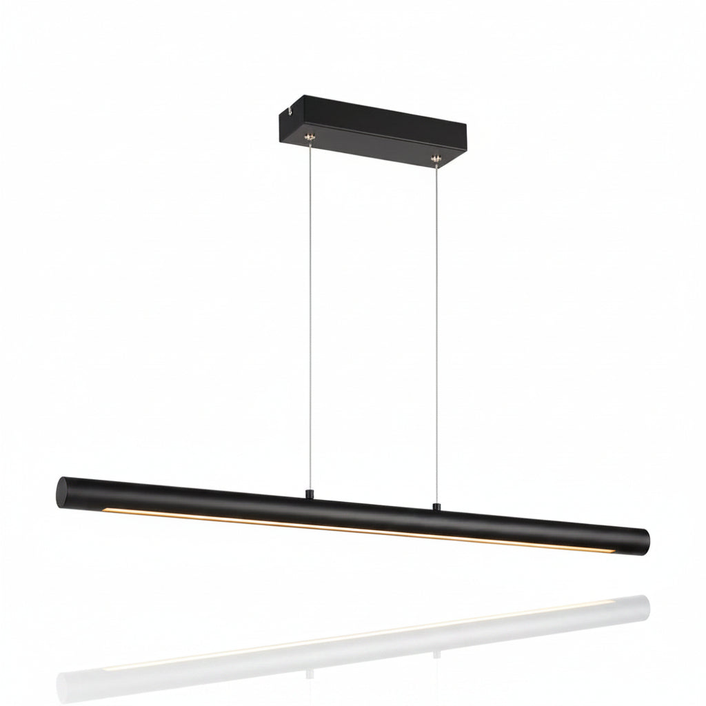 LAMPARA LINEAL COLGANTE LED DE METAL 88.5 CM DE LONGITUD 36 W LUZ CALIDA BRILLANTE IRC 90 NO ATENUABLE 36CTLLED170MV30N