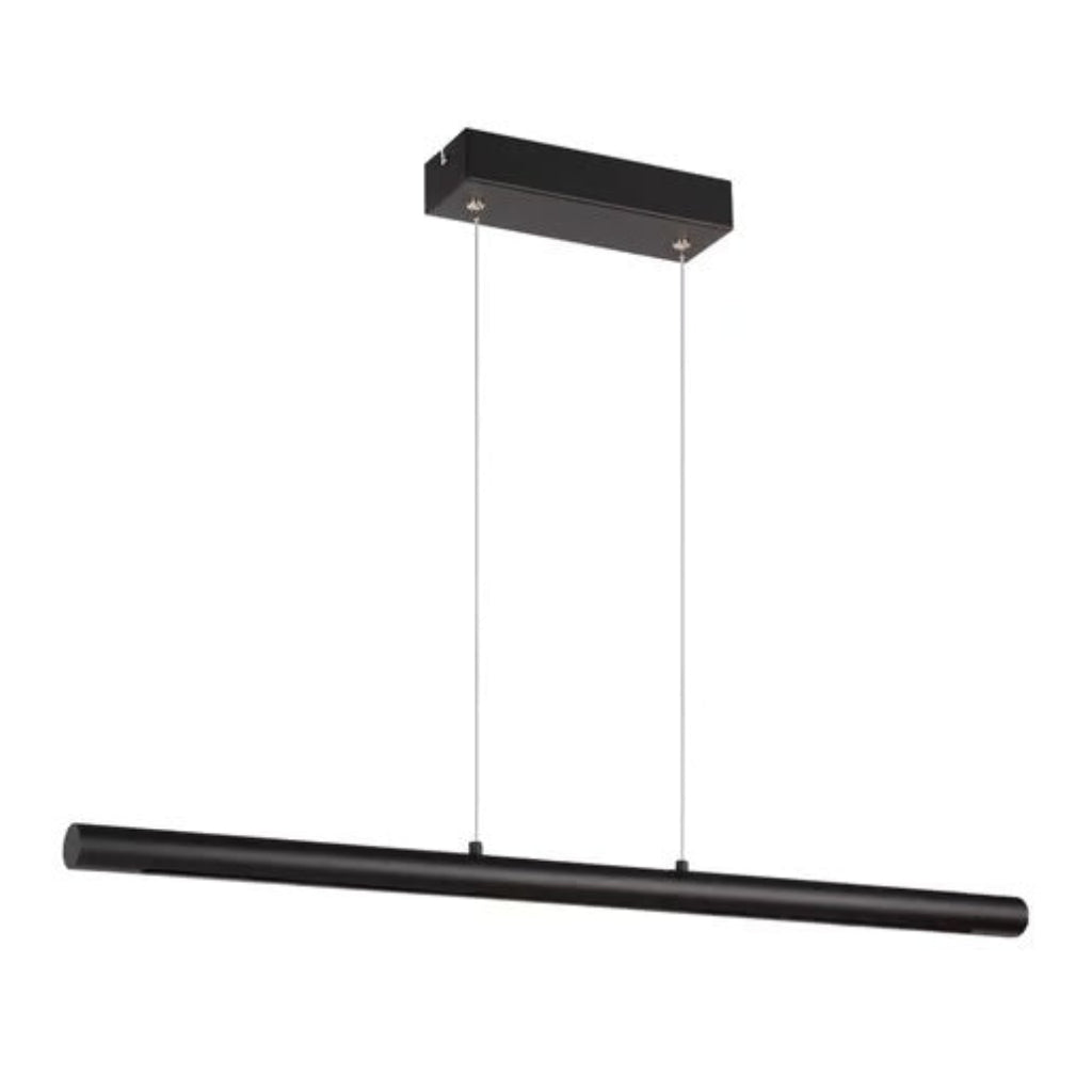 LAMPARA LINEAL COLGANTE LED DE METAL 88.5 CM DE LONGITUD 36 W LUZ CALIDA BRILLANTE IRC 90 NO ATENUABLE 36CTLLED170MV30N