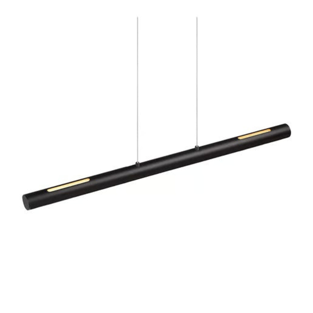 LAMPARA LINEAL COLGANTE LED DE METAL 88.5 CM DE LONGITUD 36 W LUZ CALIDA BRILLANTE IRC 90 NO ATENUABLE 36CTLLED170MV30N