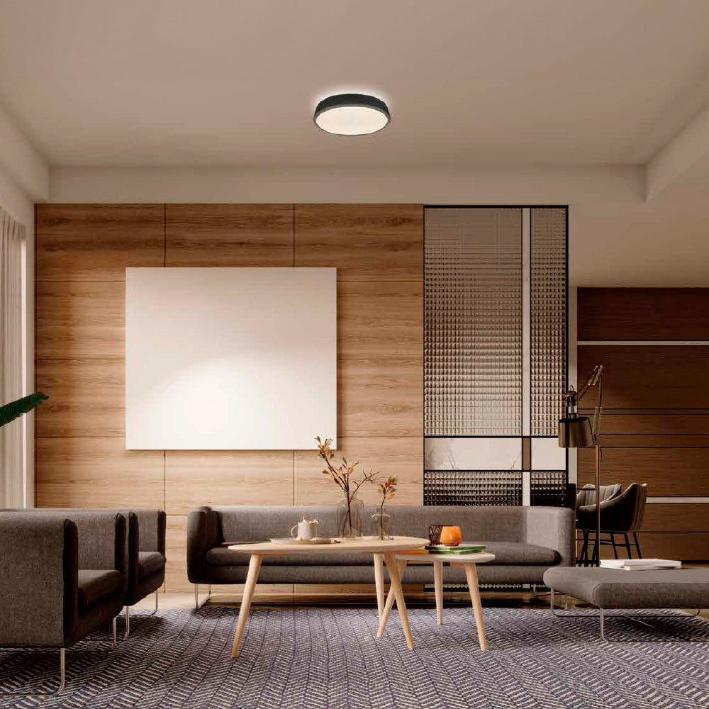 LAMPARA PLAFON LED TECHO 36W LUZ BLANCA AJUSTABLE GRAN FORMATO NO ATENUABLE NGO