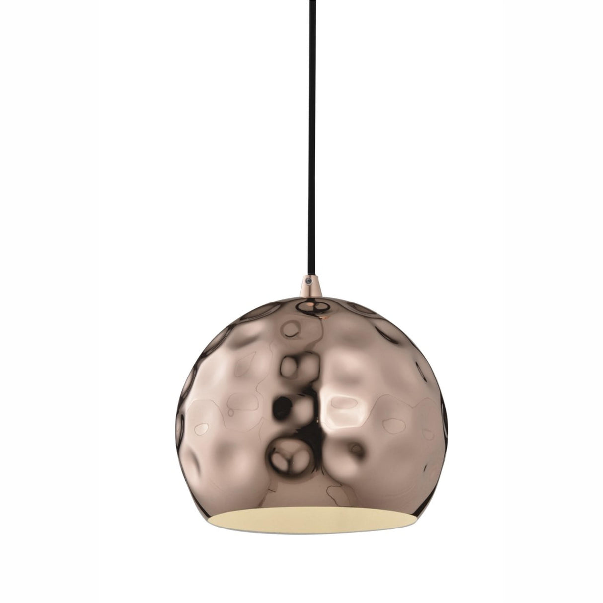 LUMINARIA COLGANTE 35CM METAL COBRE 1X60W. ATIK *** EXHIBIDO ***