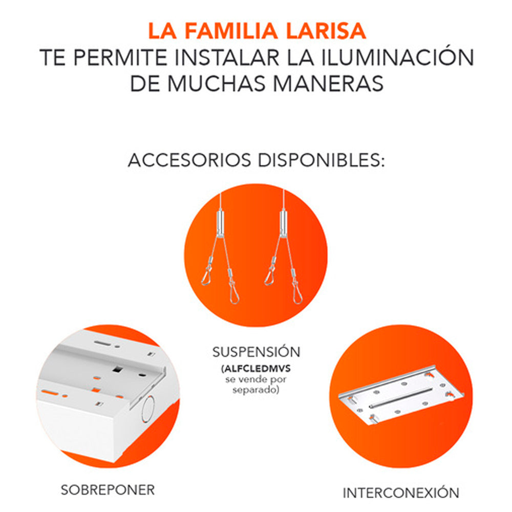 INT LED SP 38W100-240V3000LM3000-5700K LARISA II TECNOLITE