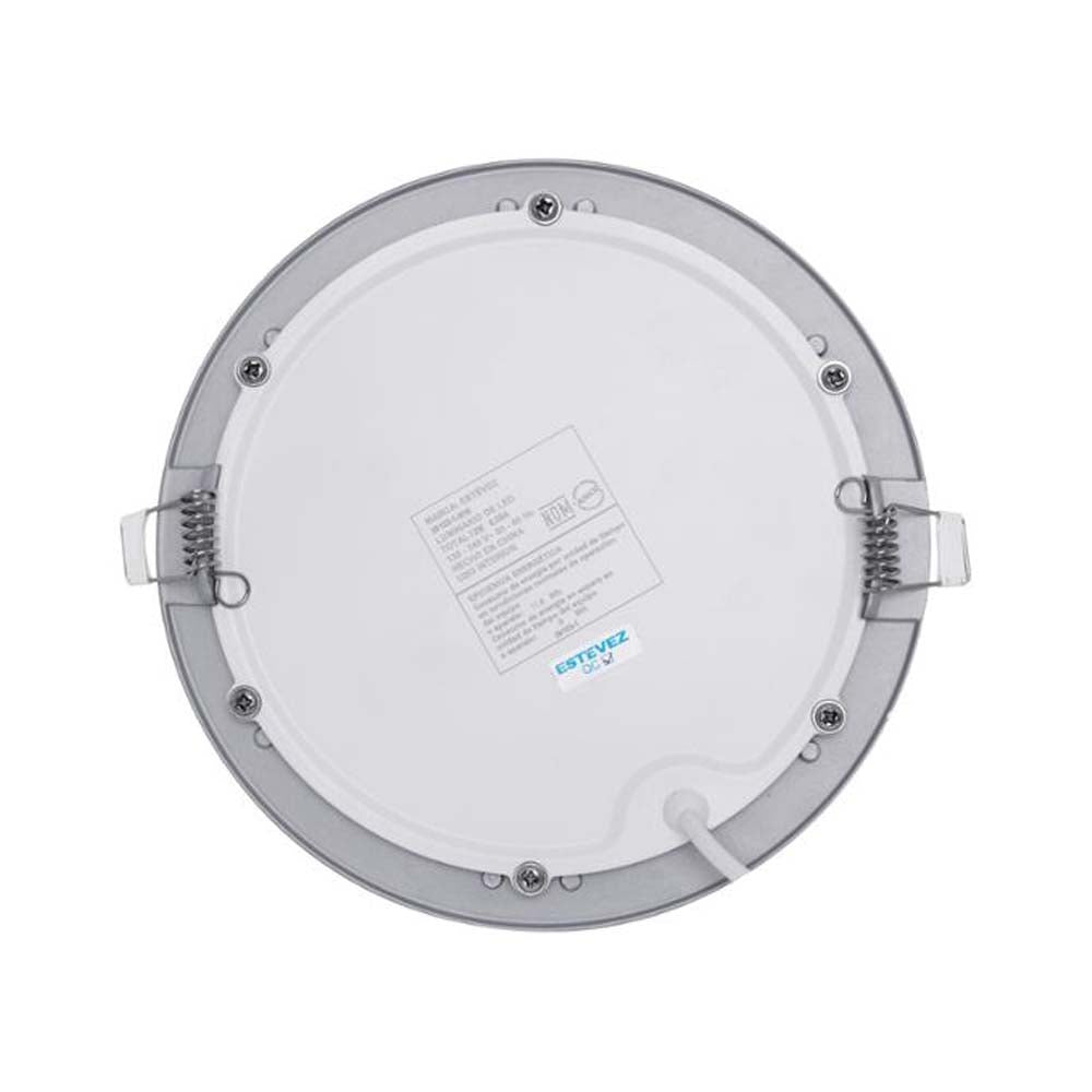 LUMINARIA FLAT LED ESTEVEZ 6" 12W LUZ CÁLIDA ***HAE2025***