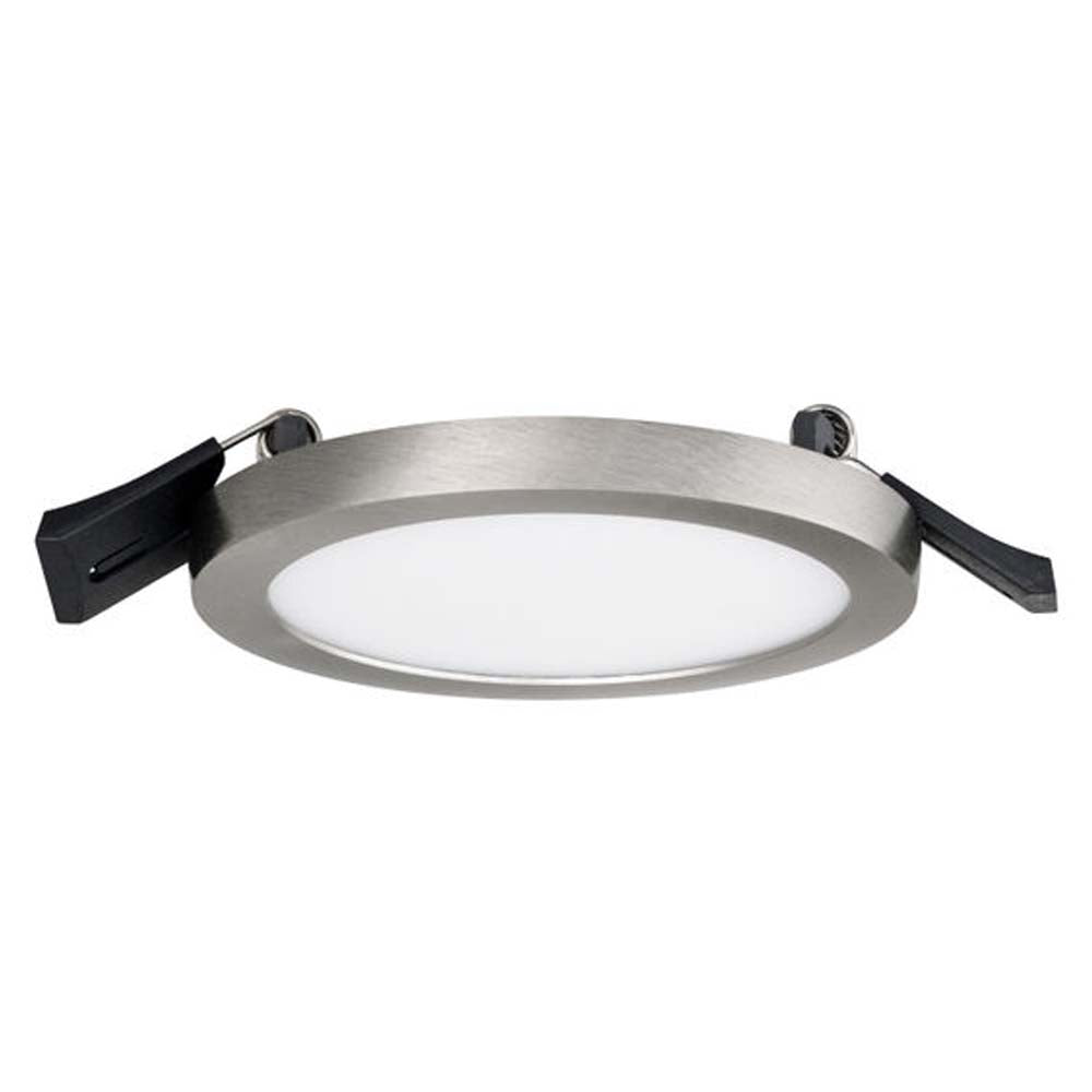 LUMINARIO FLAT-DECO NIQUEL 12W 6500K 120-240V ***HAE2025***